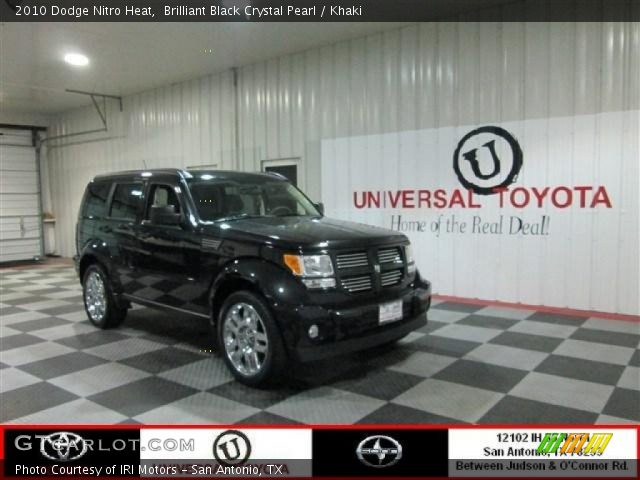 2010 Dodge Nitro Heat in Brilliant Black Crystal Pearl