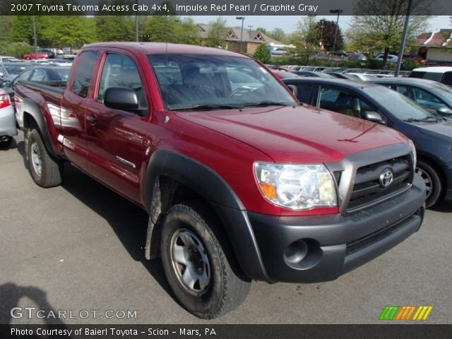 2007 Toyota Tacoma Access Cab 4x4 in Impulse Red Pearl