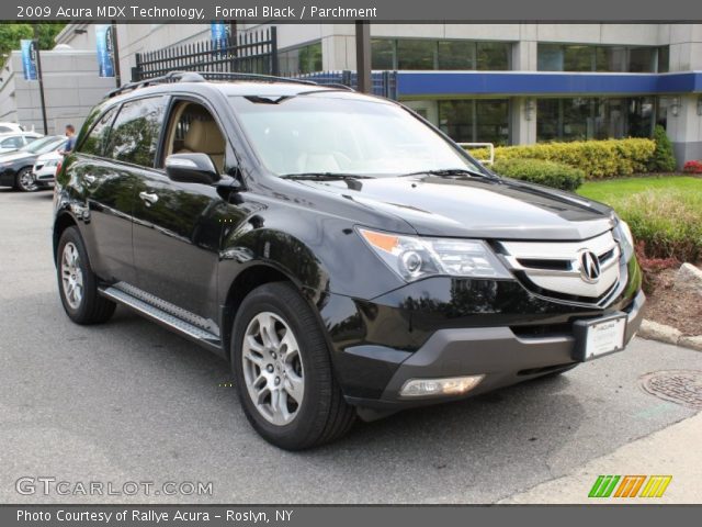 2009 Acura MDX Technology in Formal Black