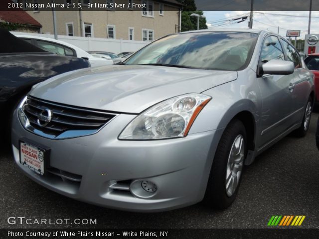 2012 Nissan Altima 2.5 S in Brilliant Silver