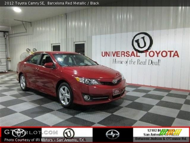 2012 Toyota Camry SE in Barcelona Red Metallic