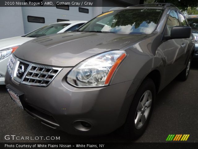 2010 Nissan Rogue S AWD in Gotham Gray
