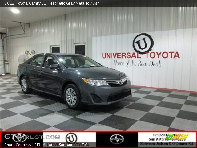 2012 Toyota Camry LE in Magnetic Gray Metallic