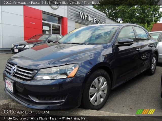2012 Volkswagen Passat 2.5L S in Night Blue Metallic