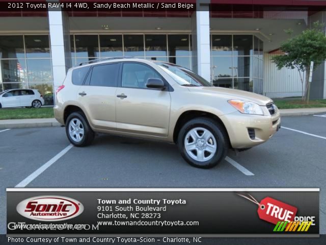 2012 Toyota RAV4 I4 4WD in Sandy Beach Metallic