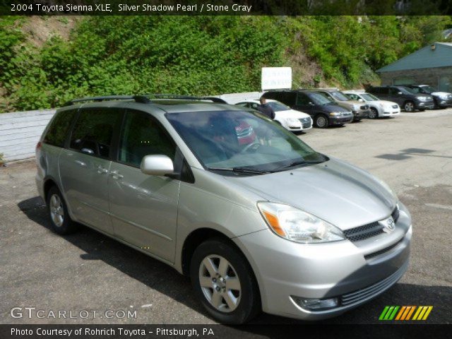 2004 Toyota Sienna XLE in Silver Shadow Pearl