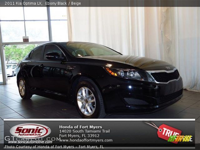 2011 Kia Optima LX in Ebony Black