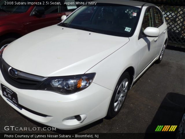 2008 Subaru Impreza 2.5i Sedan in Aspen White