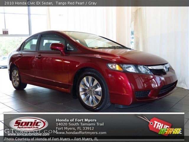 2010 Honda Civic EX Sedan in Tango Red Pearl
