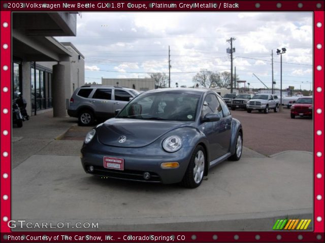 2003 Volkswagen New Beetle GLX 1.8T Coupe in Platinum Grey Metallic