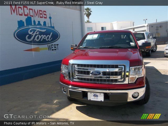 2013 Ford F150 XLT SuperCrew in Ruby Red Metallic