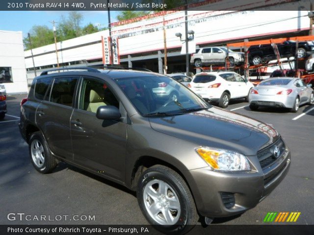 2010 Toyota RAV4 I4 4WD in Pyrite Metallic