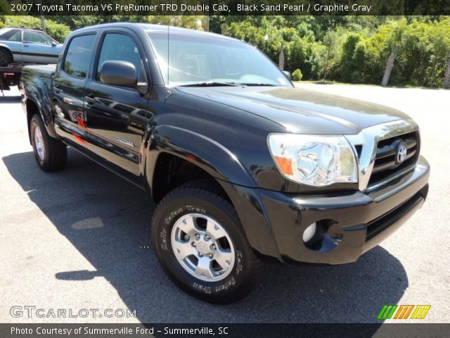 2007 Toyota Tacoma V6 PreRunner TRD Double Cab in Black Sand Pearl