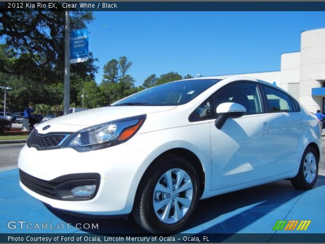 2012 Kia Rio EX in Clear White