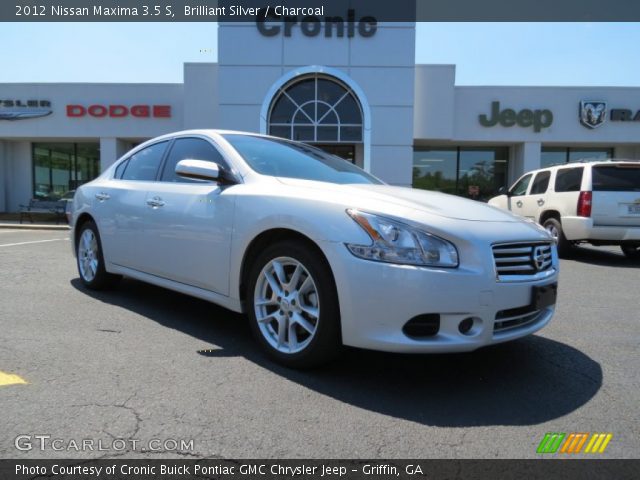 2012 Nissan Maxima 3.5 S in Brilliant Silver