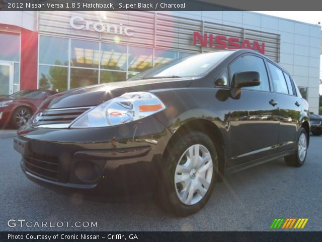 2012 Nissan Versa 1.8 S Hatchback in Super Black