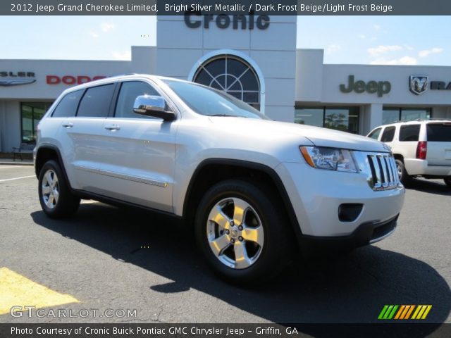 2012 Jeep Grand Cherokee Limited in Bright Silver Metallic