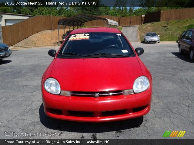 2001 Dodge Neon SE in Flame Red