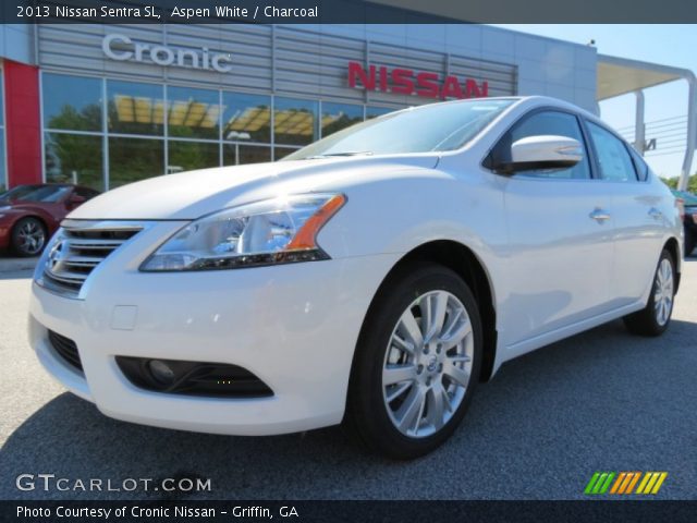 2013 Nissan Sentra SL in Aspen White