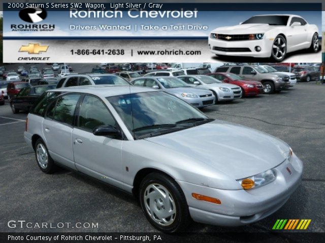 2000 Saturn S Series SW2 Wagon in Light Silver