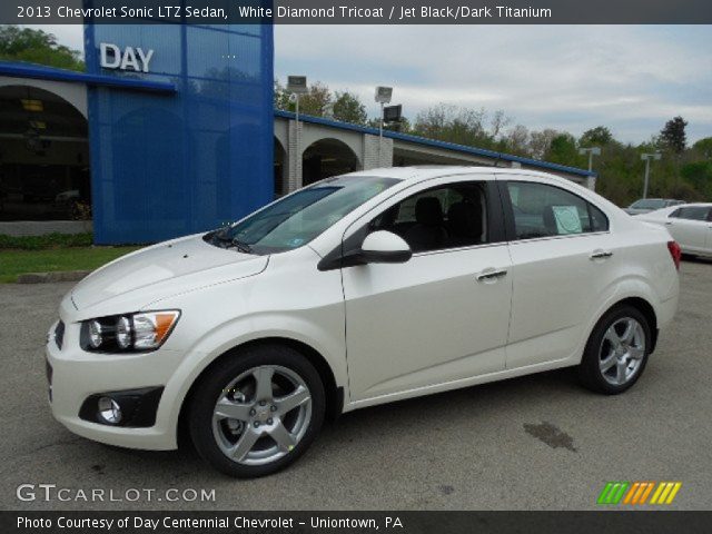 2013 Chevrolet Sonic LTZ Sedan in White Diamond Tricoat