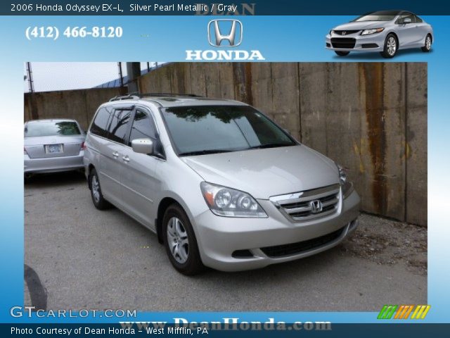2006 Honda Odyssey EX-L in Silver Pearl Metallic