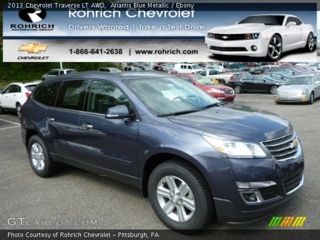 2013 Chevrolet Traverse LT AWD in Atlantis Blue Metallic