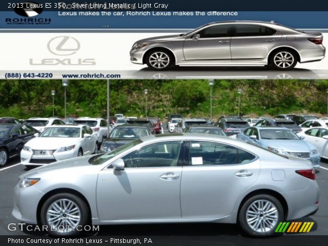 2013 Lexus ES 350 in Silver Lining Metallic