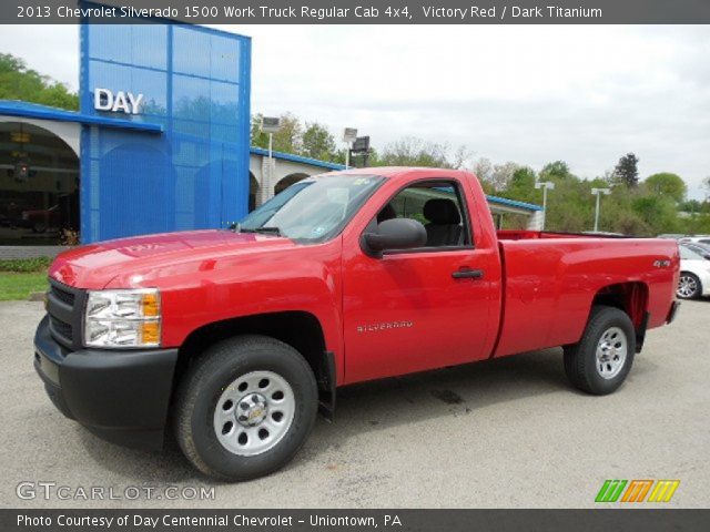 2013 Chevrolet Silverado 1500 Work Truck Regular Cab 4x4 in Victory Red