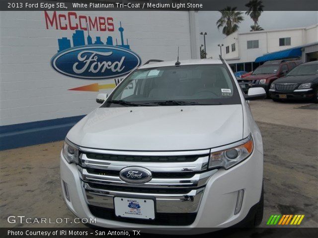 2013 Ford Edge SEL in White Platinum Tri-Coat