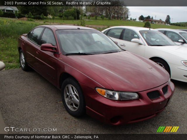 2003 Pontiac Grand Prix SE Sedan in Redfire Metallic