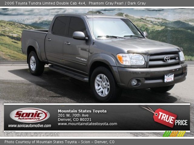 2006 Toyota Tundra Limited Double Cab 4x4 in Phantom Gray Pearl