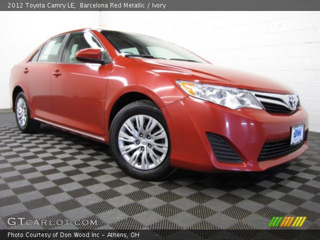 2012 Toyota Camry LE in Barcelona Red Metallic