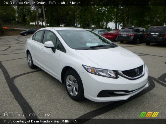 2013 Honda Civic LX Sedan in Taffeta White