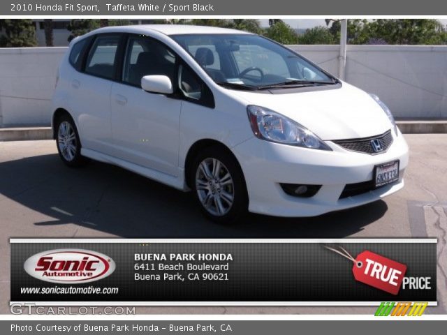 2010 Honda Fit Sport in Taffeta White