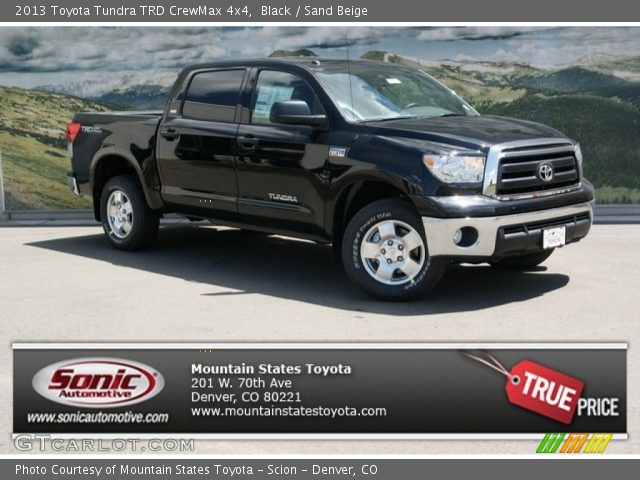 2013 Toyota Tundra TRD CrewMax 4x4 in Black