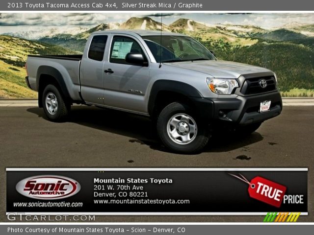 2013 Toyota Tacoma Access Cab 4x4 in Silver Streak Mica