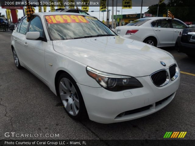 2006 BMW 5 Series 530i Sedan in Alpine White