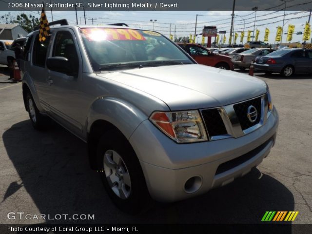 2006 Nissan Pathfinder SE in Silver Lightning Metallic