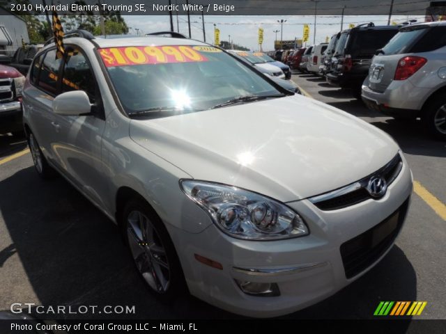 2010 Hyundai Elantra Touring SE in Nordic White