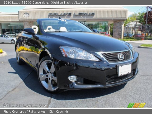 2010 Lexus IS 350C Convertible in Obsidian Black