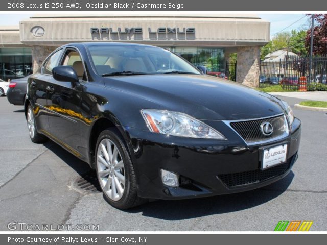 2008 Lexus IS 250 AWD in Obsidian Black