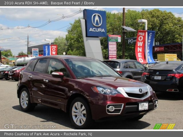 2010 Acura RDX SH-AWD in Basque Red Pearl