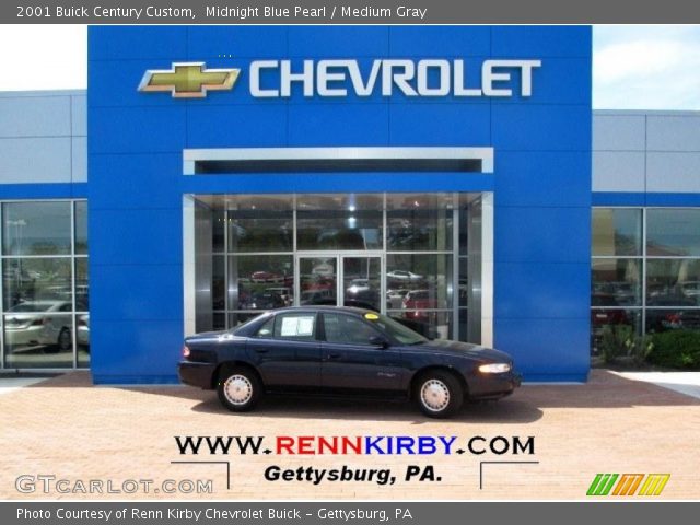 2001 Buick Century Custom in Midnight Blue Pearl