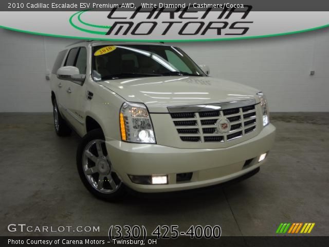 2010 Cadillac Escalade ESV Premium AWD in White Diamond