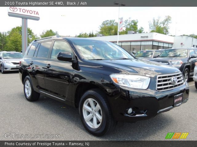2010 Toyota Highlander SE 4WD in Black