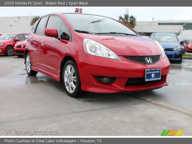 2009 Honda Fit Sport in Milano Red