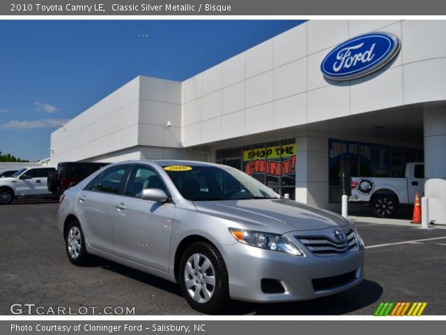 2010 Toyota Camry LE in Classic Silver Metallic