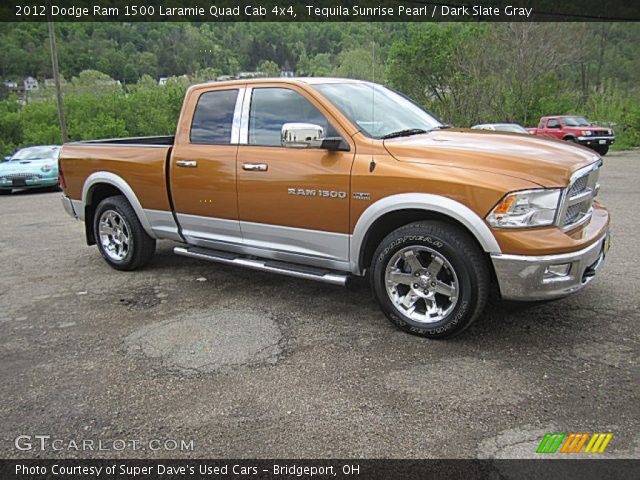 2012 Dodge Ram 1500 Laramie Quad Cab 4x4 in Tequila Sunrise Pearl