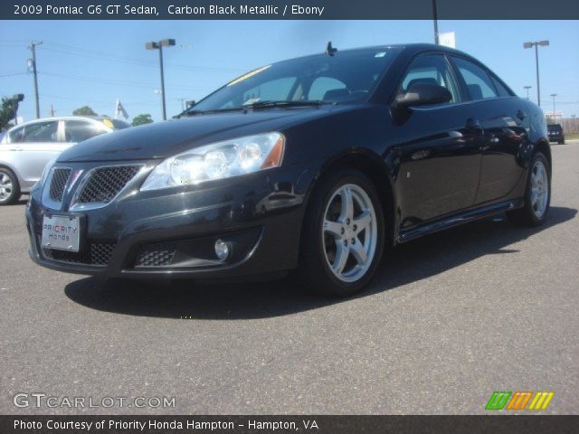 2009 Pontiac G6 GT Sedan in Carbon Black Metallic